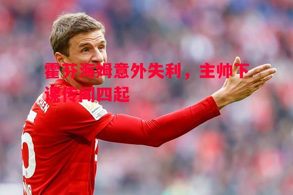 霍芬海姆意外失利，主帅下课传闻四起