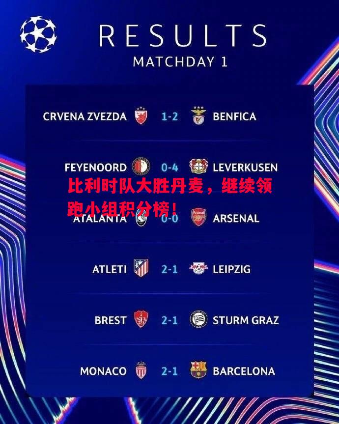 悟空体育官网-比利时队大胜丹麦，继续领跑小组积分榜！