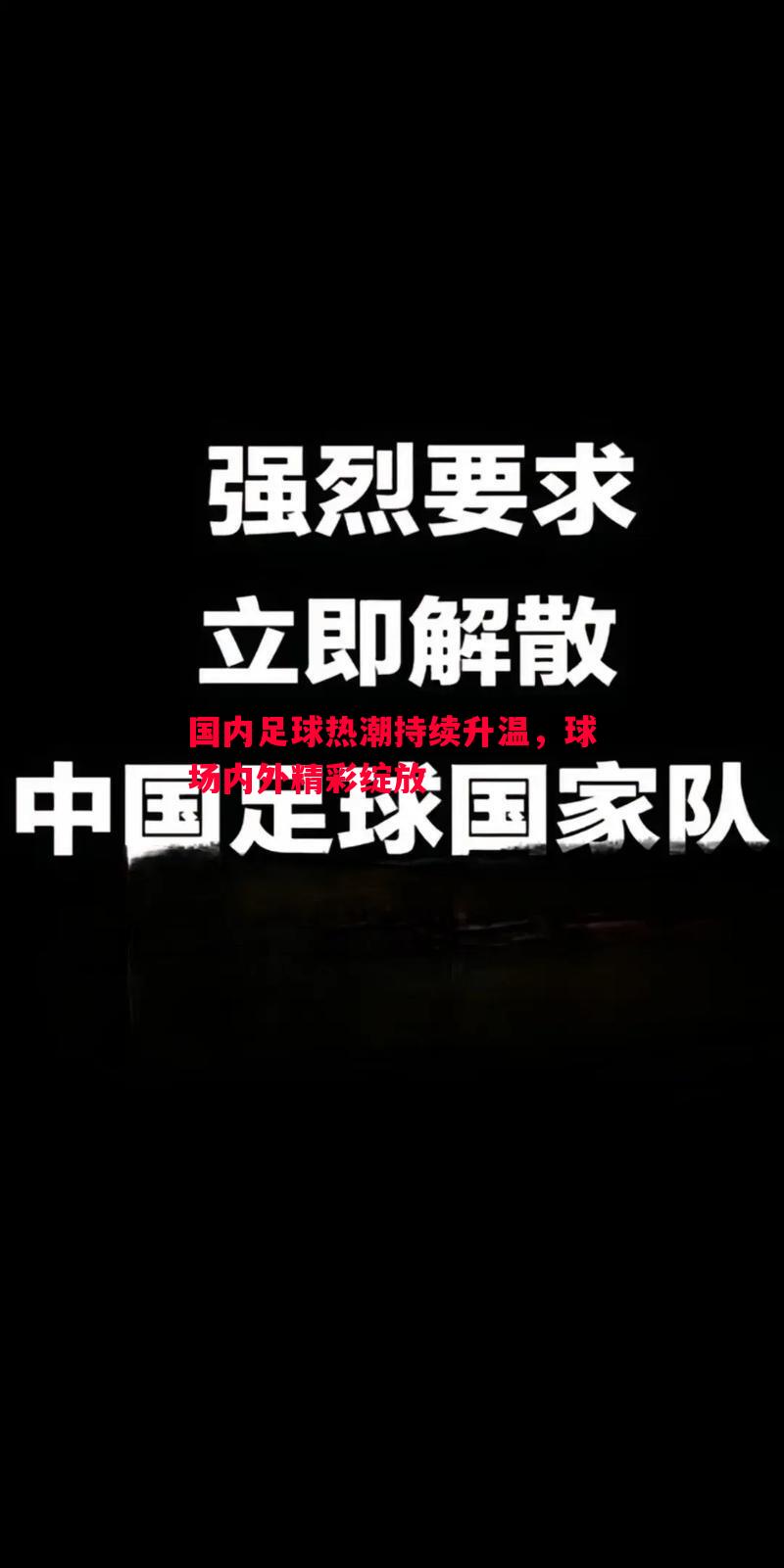 国内足球热潮持续升温，球场内外精彩绽放